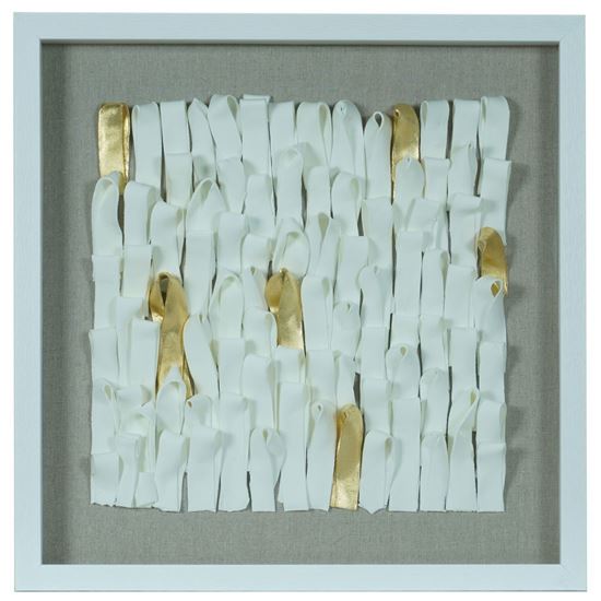 White Clay Shadow Box Wall Décor 23.62