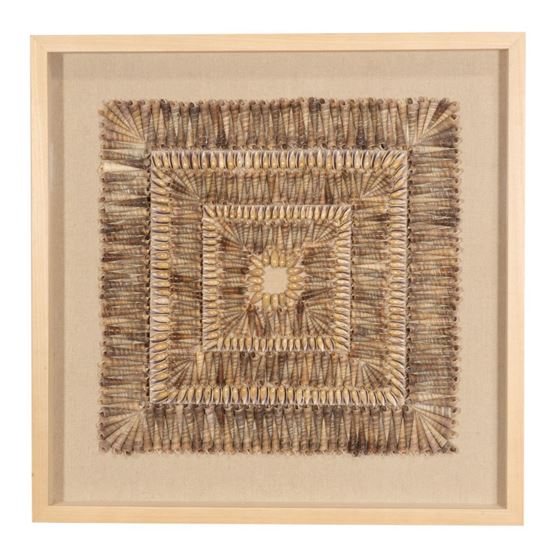3 Tier Shell Art Shadow Box Wall Décor 31.50