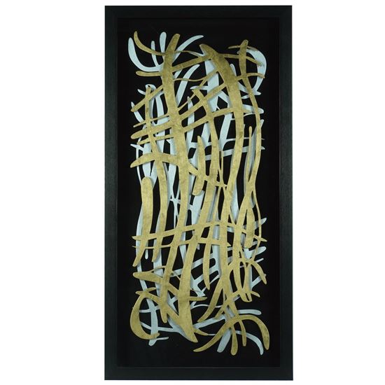 Climbing Vines Abstract Shadow Box Wall Décor 35.43
