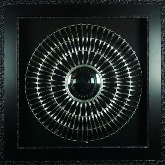 Convex Turbine Shadow Box Wall Décor 35.43